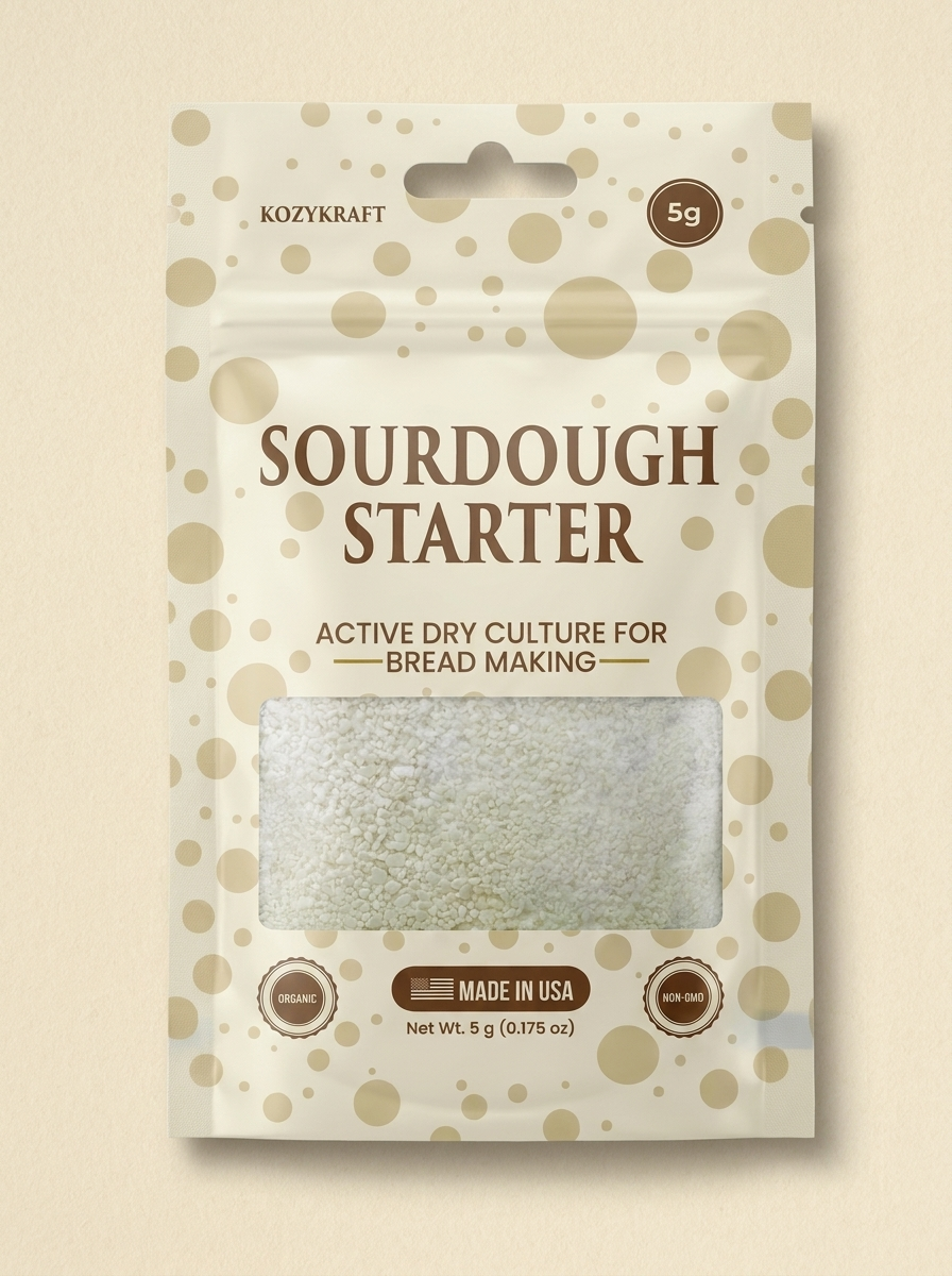 KozyKraft Sourdough Starter Pouch